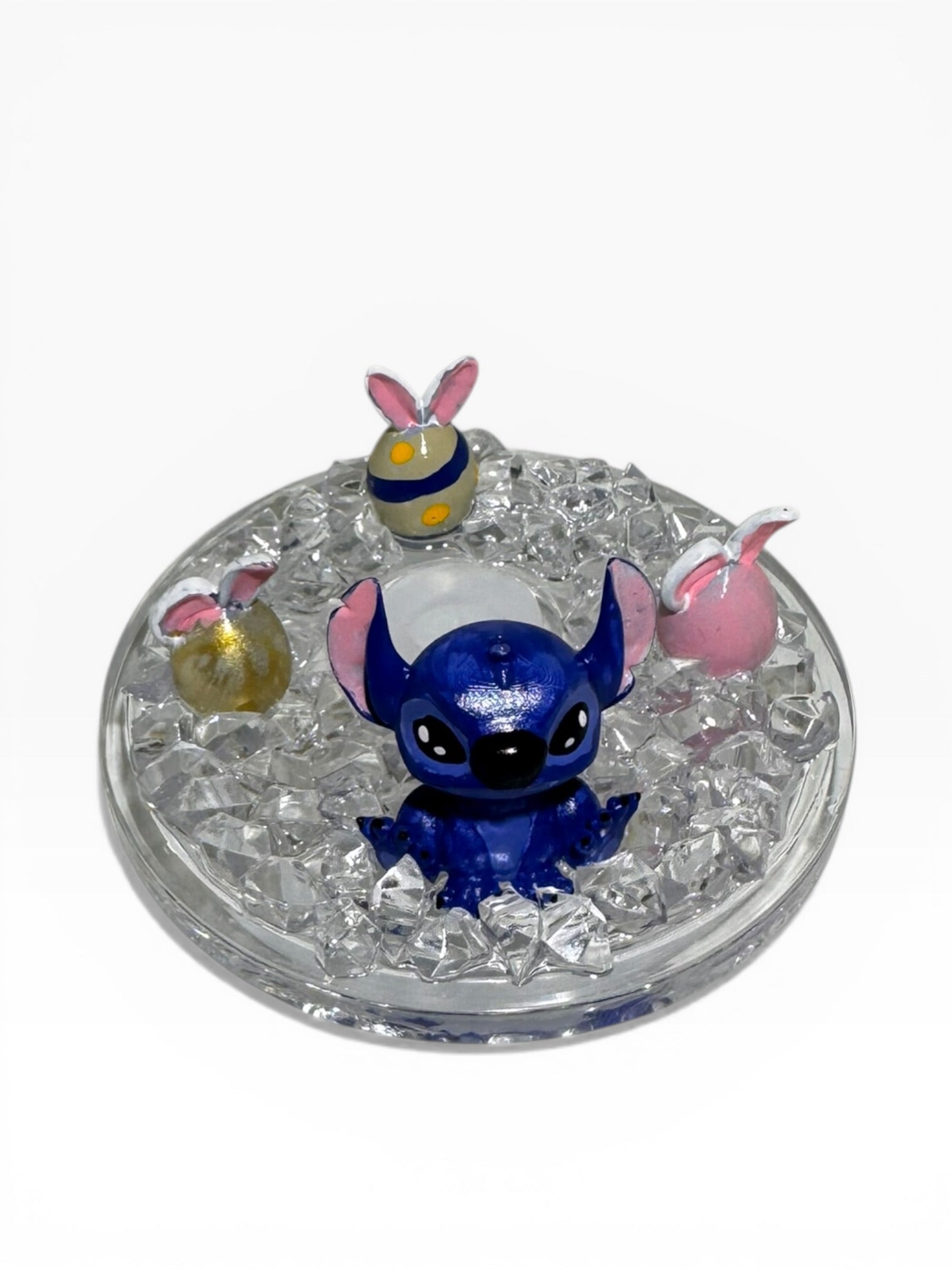 Stitch Easter Snow Globe Tumbler 20oz with Mini Figure Lid