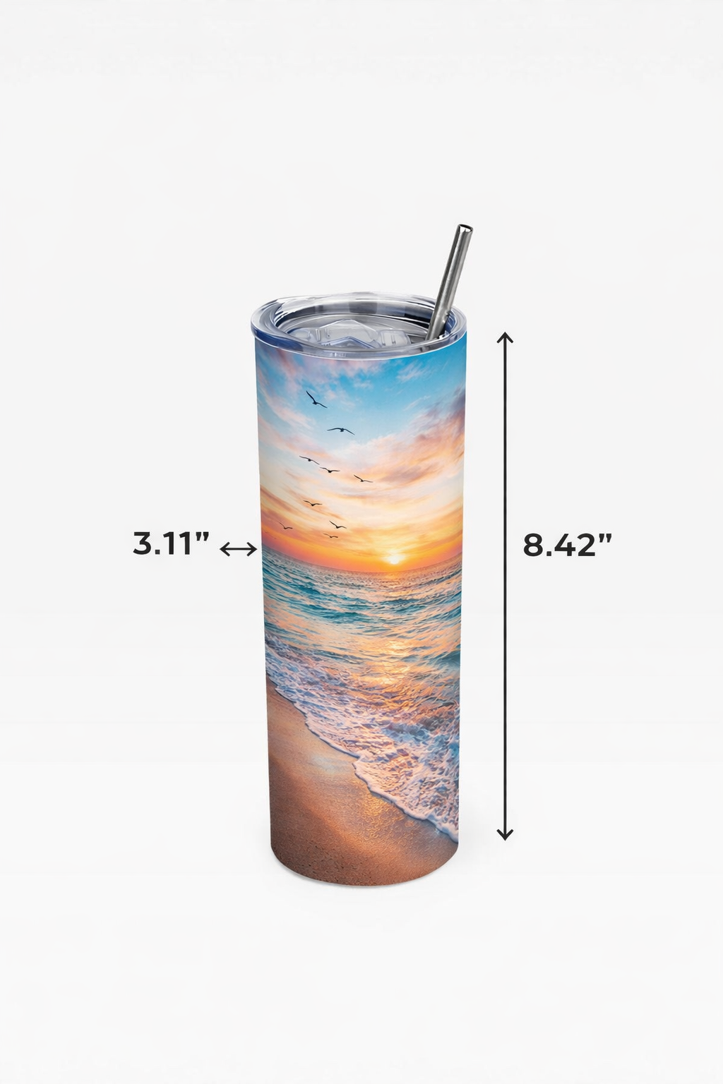Custom Stainless Steel Tumbler, 20oz