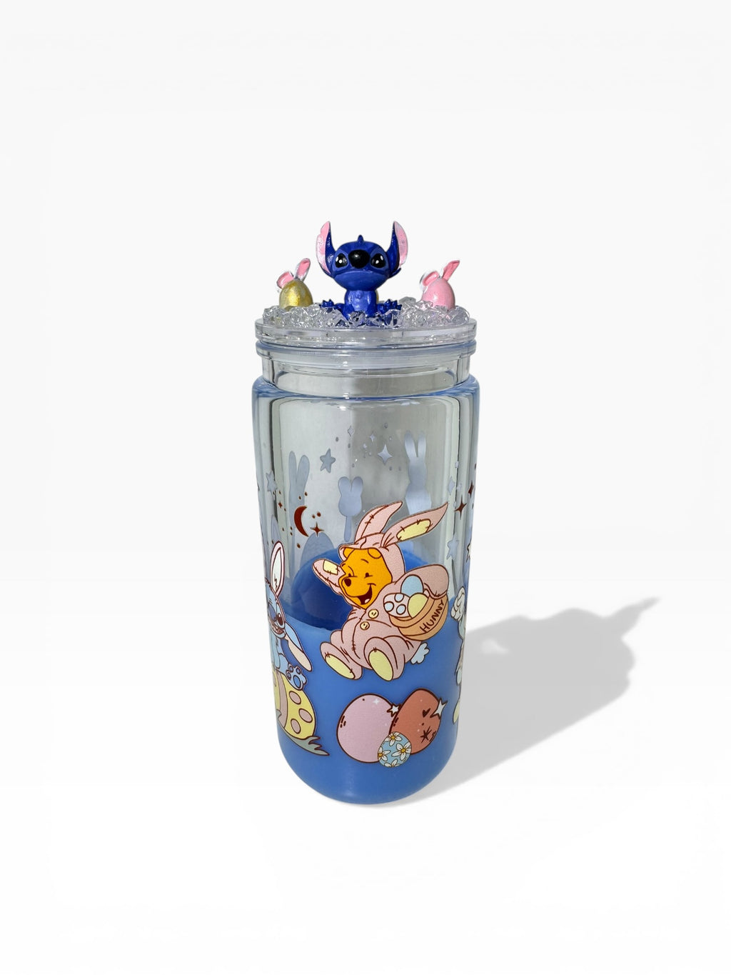 Stitch Easter Snow Globe Tumbler 20oz with Mini Figure Lid
